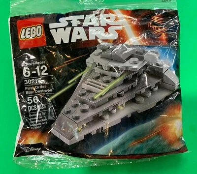 LEGO Star Wars First Order Star Destroyer Ship Set 30277 Polybag Sealed - Image 1 of 2