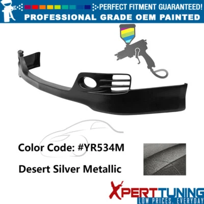 For 06-08 Acura TSX EURO-R Style Painted #YR534M Front Lip Lower Chin Spoiler PU Foto 1 de 4