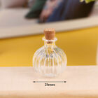 1:12 Dollhouse Miniature Glass Bottle Cork Cover Tiny Jar Vials Doll House De Q?
