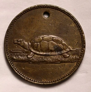 Ceylon Keir, Dundas & Co. 1866 - Kandy Brass Token - Picture 1 of 2