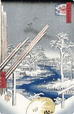 Ukiyo-e Artist / Hiroshige Utagawa：Fukagawawakiba / japanese woodblock print