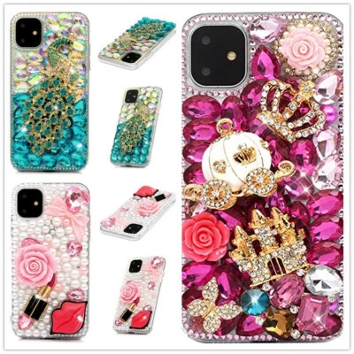 New Glitter Sparkle Bling Cute Rhinestone Diamonds Crystal Phone Case # - Image 1 of 4
