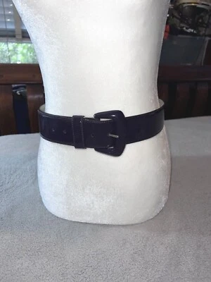 Cinturón ancho de charol BETSEY JOHNSON púrpura profundo talla S Foto 1 de 4