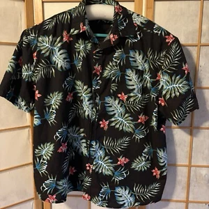 Stillwater Supply Company SZ4XLB Hawaiian Shirt 100% Cotton Made in India - Picture 1 of 15