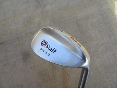 Cuña de arena Wilson Staff 56°L•10°B con cara de bronce ⛳ Firestick acero rígido Foto 1 de 4