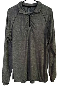 Champion Womens XL Long Sleeve 1/4 zip shirt gray pullover lightweight stretch - Picture 1 of 10