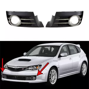 For Subaru Impreza WRX STi 2008-2010 Pair Front Bumper Fog Light Bezel Frame - Picture 1 of 4