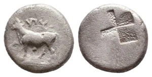 Byzantion AR Drachm, c. 387/6-340 BC - Picture 1 of 2