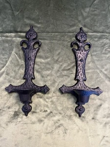 Sexton 1969 USA Iron Sconces - Picture 1 of 11