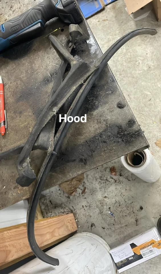 1991-1999 3000gt Stealth Hood weather strip rubber trim molding - Изображение 1 из 1