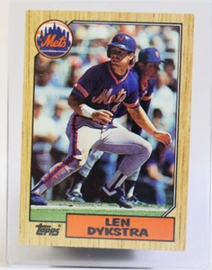 1987 Topps Baseball LEN DYKSTRA #295 - Picture 1 of 2