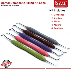 LM Arte Komposit Füllungsinstrumente restaurativer Dental Silikongriff 5 Stück - Bild 1 von 3