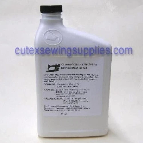 CUTEX Lily White Sewing Machine Oil - 28 oz. Bottle