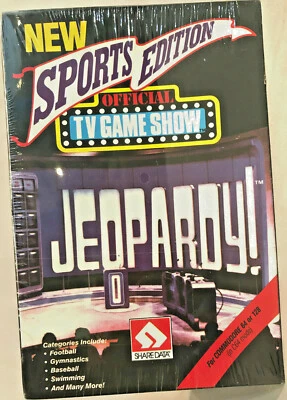 NEW! SPORTS Edition Jeopardy! TV Game Show Commodore disk Trivia Quiz Share Data - Image 1 of 4
