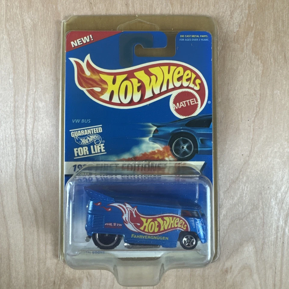 Autobús VW Volkswagen Hot Wheels 1996-372 primeras ediciones carrocería abierta Pop Foto 1 de 4