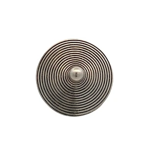 Vintage Modernist Tibetisch Silber Echt 925 Ethno Gothic Spirale Ring 5 3/4 - Bild 1 von 10