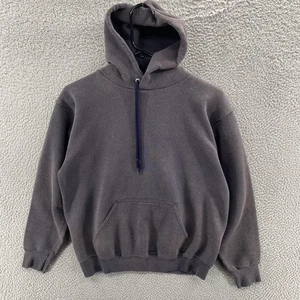 VINTAGE Tultex Hoodie Herren Medium (fällt klein aus) grau Made USA 90s Sweatshirt - Bild 1 von 9