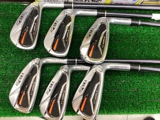 HONMA TOUR WORLD TW747P USA Iron Set Golf Club 6-11 6S IB-WF85/S #AP08014 - Image 1 of 4