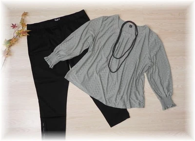 Shein Curve * hübsches Blusen-Shirt Schlupfbluse weich Stretch * Gr. 50 52 3XL - Bild 1 von 4