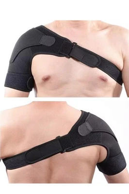 Shoulder Brace Rotator Cuff Support with Hot & Cold Therapy Gel for Pain Relief - Image 1 of 4