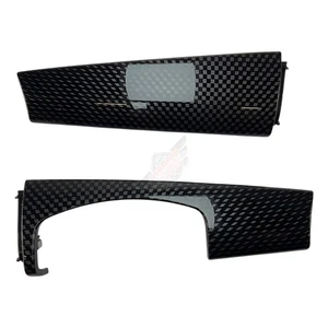 BMW Mini F55 F56 F57 Black Chequered Dash Trim Facia Panels 9292101 - Picture 1 of 9