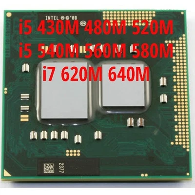 Intel I5 430M 480M 520M 540M 560M 580M I7 620M 640M CPU - Bild 1 von 3