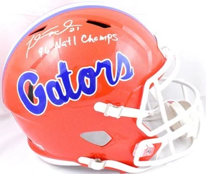 Fred Taylor Autographed Florida Gators Speed F/S Helmet w/Champs- Beckett W Holo - Picture 1 of 5