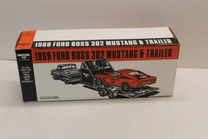 Wix Filters Diecast 1969 Ford Boss 302 Mustang & Trailer  by ERTL - NEW IN BOX ! - Picture 1 of 7