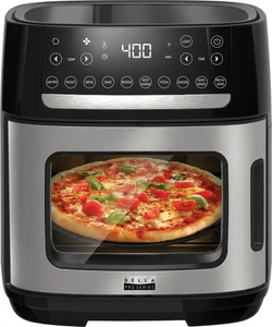 Bella PRO 12.6-qt. Touchscreen Air Fryer Pizza Oven w/Rotisserie Stainless Steel - Picture 1 of 11