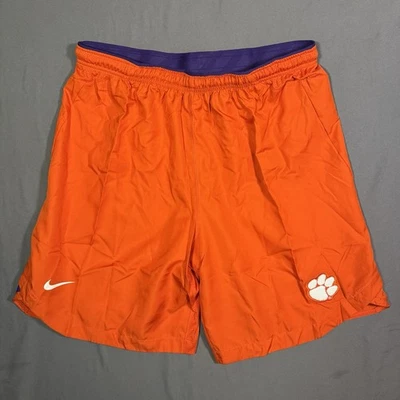 Pantalones Cortos Laterales Clemson Tigers Para Hombre 2XL Naranja Púrpura Nike Dri-Fit 868508-888 Foto 1 de 4