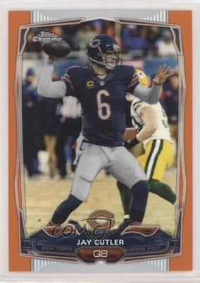 2014 Topps Chrome Retail Orange Refractor Jay Cutler #58 - Image 1 of 2