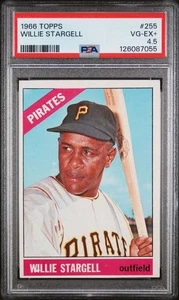 1966 Topps Baseball #255 Willie Stargell PSA 4,5 - Imagen 1 de 2