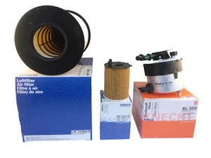 Ford Focus Service Kit 1.6 TDCI Diesel Oil Air Fuel Filter 2007 to 2012 MAHLE - Picture 1 of 4