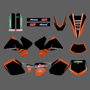 Calcomanías adhesivas Team Graphics para KTM 125 200 250 300 380 400 EXC 1998 1999 2000 - Imagen 1 de 1