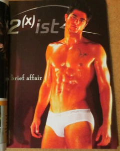 Out Magazine Shirtless Male Models Rafael Verga a&f Men's Swimsuit JOCKS - Bild 1 von 12