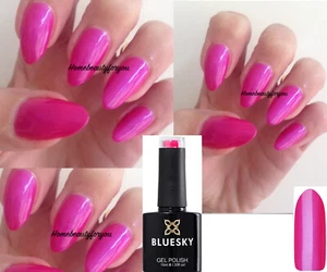 BLUESKY GEL NAIL POLISH PINK SHIMMER TUTTI FRUTTI 80506 LED UV SOAK OFF - Picture 1 of 3