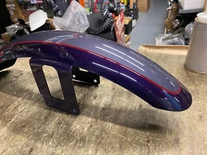 NOS Front Fender Harley Dyna Sportster FXDL 2004 Burgandy Purple 39mm Factory Pa - Picture 1 of 5