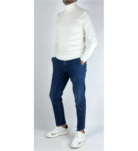 PANTALONE JEANS UOMO 0 ZERO CONSTRUCTION JOS006 2822 BLU ORIGINALE AI 2025 - Picture 1 of 1