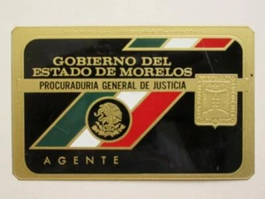 INSIGNIA OBSOLETA DE POLICÍA MEXICANA AGENTE GENERAL PROCURADURIA MORELOS MÉXICO AÑOS 60 - Imagen 1 de 1