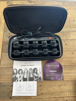 Topstyler by Instyler Heated Ceramic Styling Clam Shells Hair Curlers and Case - Image 1 of 4