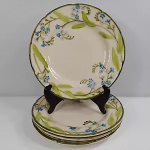 Franciscan FORGET ME NOT Dinner Plate Set/4 Excellent 10 5/8" Vintage USA - Picture 1 of 5