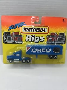Matchbox Super Rigs Ford Aeromax Nabisco Oreo Blue Truck NIB NOS - Picture 1 of 6