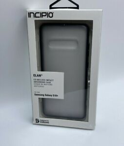 New Incipio Elan Co-Molded Impact Absorbing Case Samsung Galaxy S10+ Clear/Black
