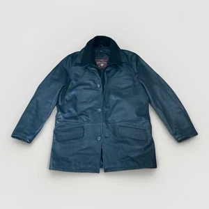 Marlboro Classics Vintage 90s Heavy Leather Jacket c/w Removable Lining Size XXL - Picture 1 of 22