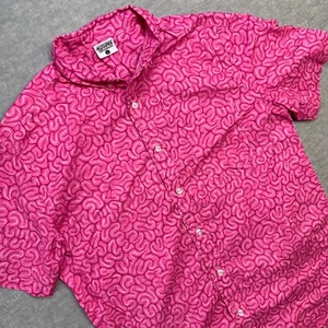 Creep Company Shirt Mens Large Pink Brains All Over Print Horror Halloween - Picture 1 of 8