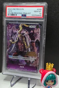 PSA 10 Jack ST04-008 2023 Online FINALIST Promo One Piece Card Game English - Picture 1 of 1