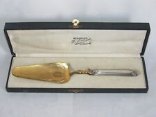02E16 Antique Shovel With Pie Sleeve Solid Silver Decor Shells Style Louis XV