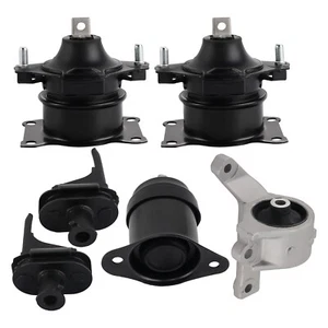 6pcs Engine Mount & Transmission Mount For Acura TL 3.2L /3.5L 07 08 Auto Trans - Picture 1 of 12