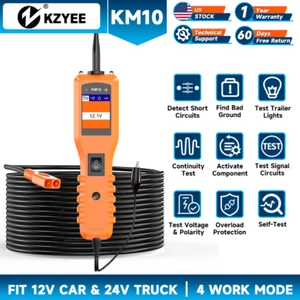KZYEE KM10 PowerScan Circuit Tester 12V/24V Electrical Diagnostic Power Probe - Picture 1 of 16