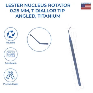 Lester, rotador Nucleus, 0,25 mm, punta de marcador en T, ángulo, longitud total 12,5 cm - Imagen 1 de 3